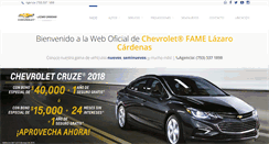 Desktop Screenshot of famelazarocardenas.com
